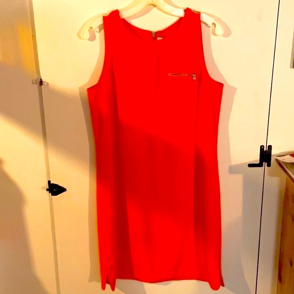 Loft Orange Dress.